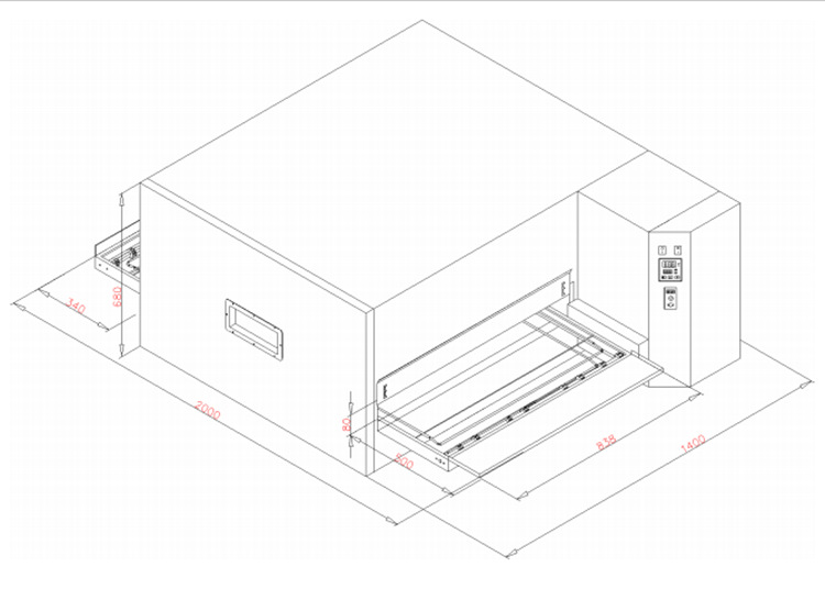 圣納廠直銷MEP-18H 電熱風循環比薩爐披薩烤箱大烤箱 商用電烤爐